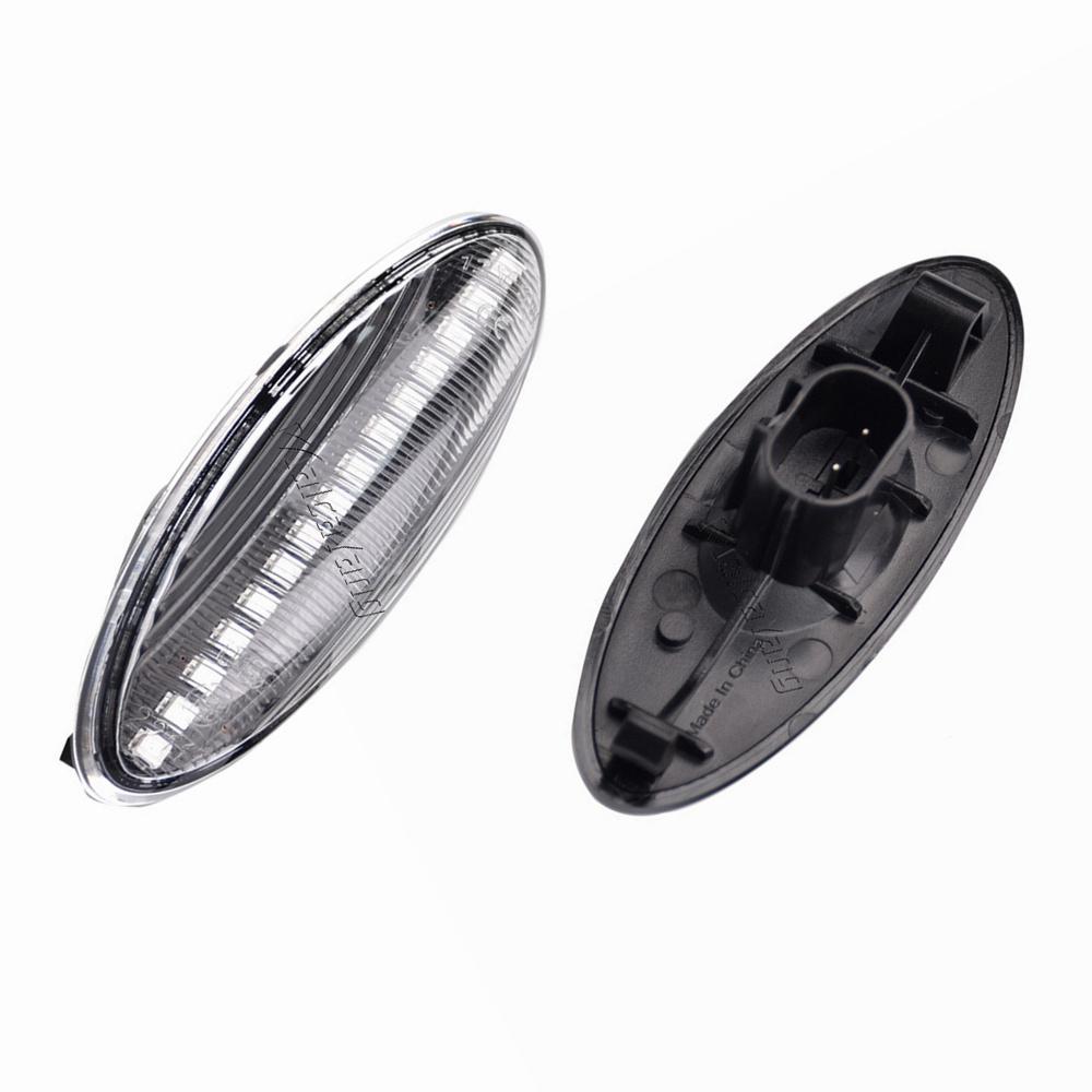1 Pair LED Car Dynamic Side Marker Blinker Light For Toyota Yaris Mk2 COROLLA Auris Mk1 E15 RAV4 Mk3 Scroll Turn Signal LampTurn Signal 2