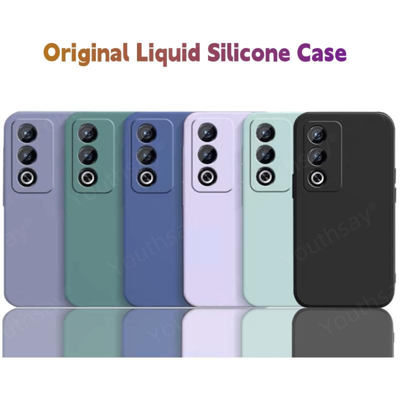 

For OPPO A3 Pro Global Case Cover OPPO A3 Pro Funda Coque Shell Original Liquid Silicone Soft TPU Back Phone Bumper OPPO A3 Pro