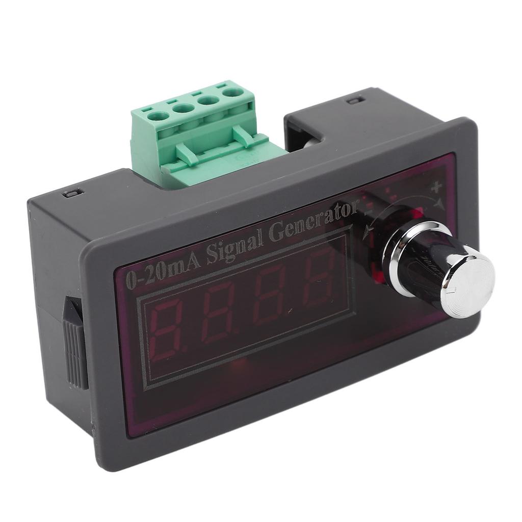 0‑20mA Signal Generator 4 Digits Display Current Analog Simulator DCS Control 15‑28VDC Button Type