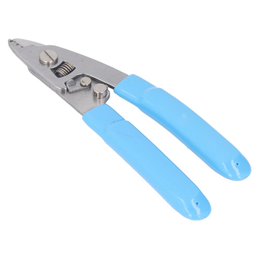 Fiber Optic Stripper 3 Hole Precise Cut Stainless Steel Wire Stripping Pliers for FTTH