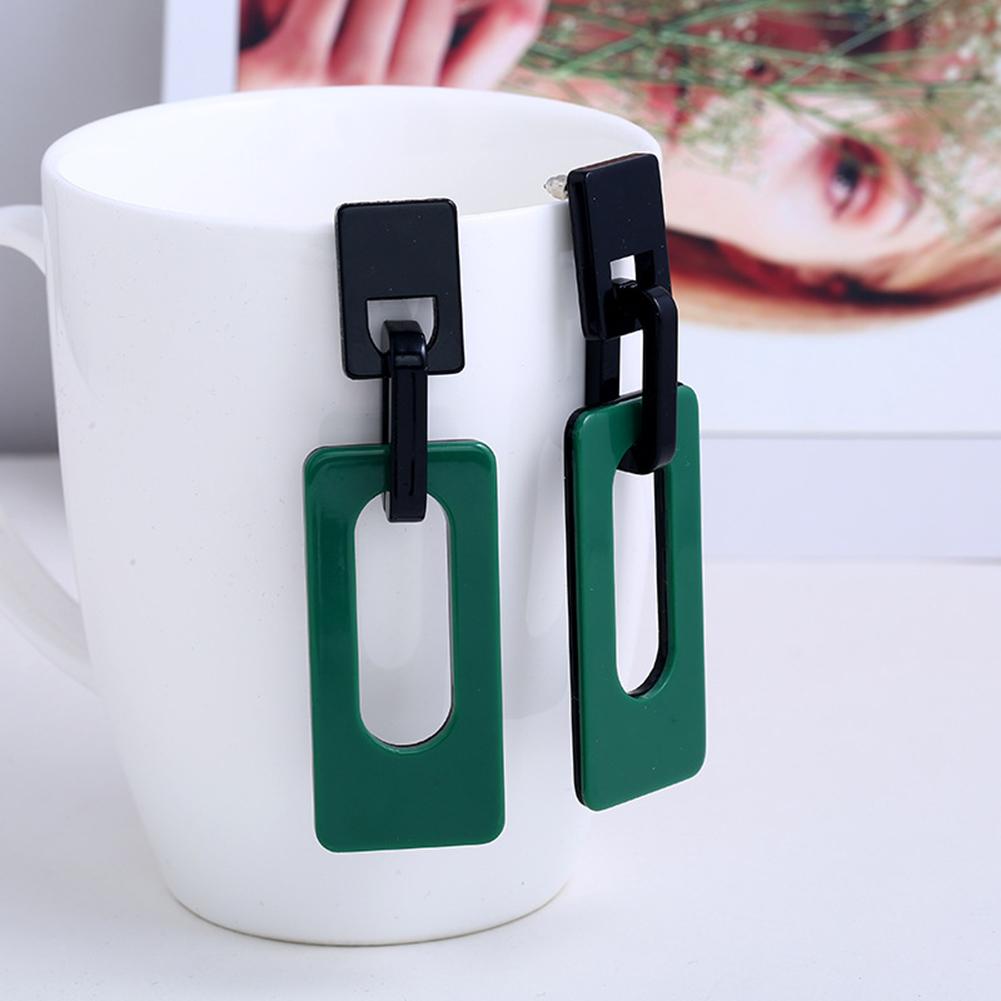 Women Fashion Unique Earring Chic Geometry Shape Long Earring