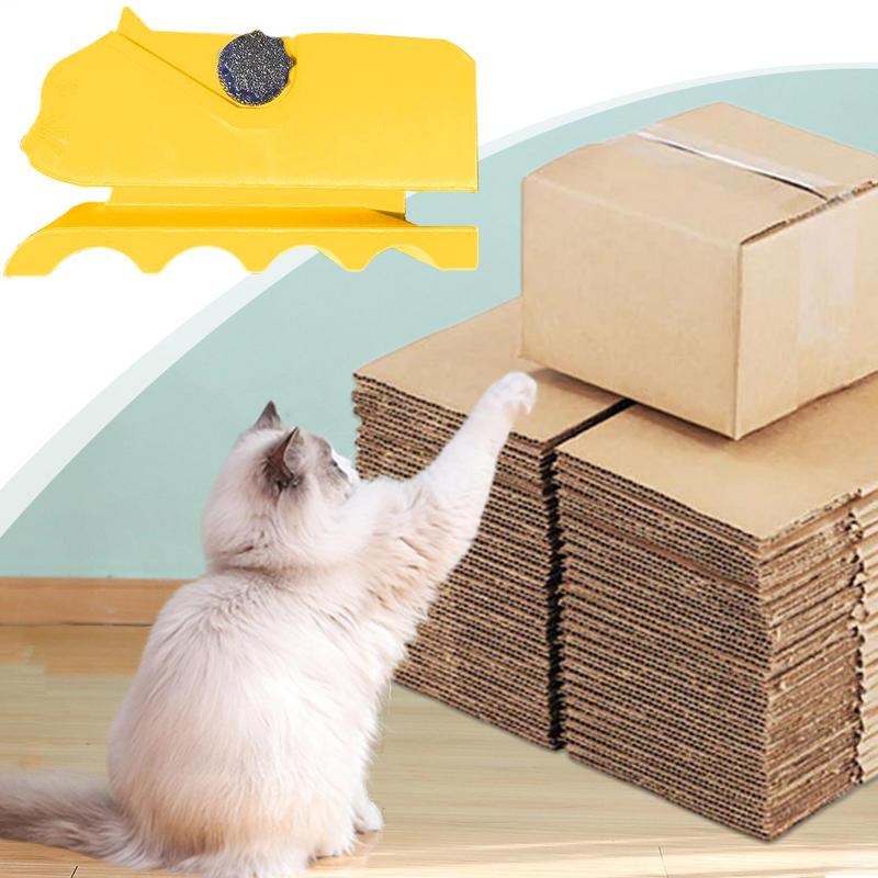 Cardboard Cutting Machine for Homemade Cat Scratching Boards 3D Printed Cardboard Cutter Handheld Cutter DIY Cat Scratcher Tool