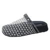 Design Sense Niche Baotou Sandals Women's 2025 New Summer Mesh Hollow Fashionable Rhinestone One Pedal Cool Slippers
