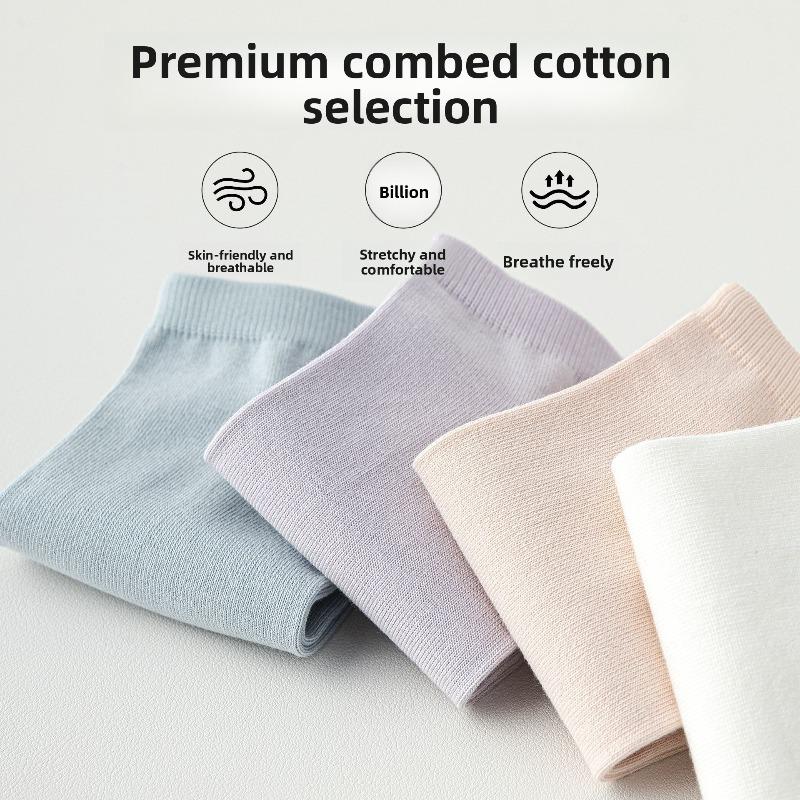 White Children's Summer Short Socks Made of Pure Cotton, Without Bones. Summer Odor-proof Socks, Antibacterial and Breathable Cotton Socks, Boat .