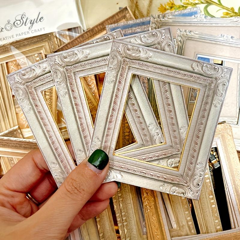 30pcs Vintage Frame Pieces Thick Paper Die Cuts Collection Kit Scrapbooking Planner/Card Making/Journaling Project