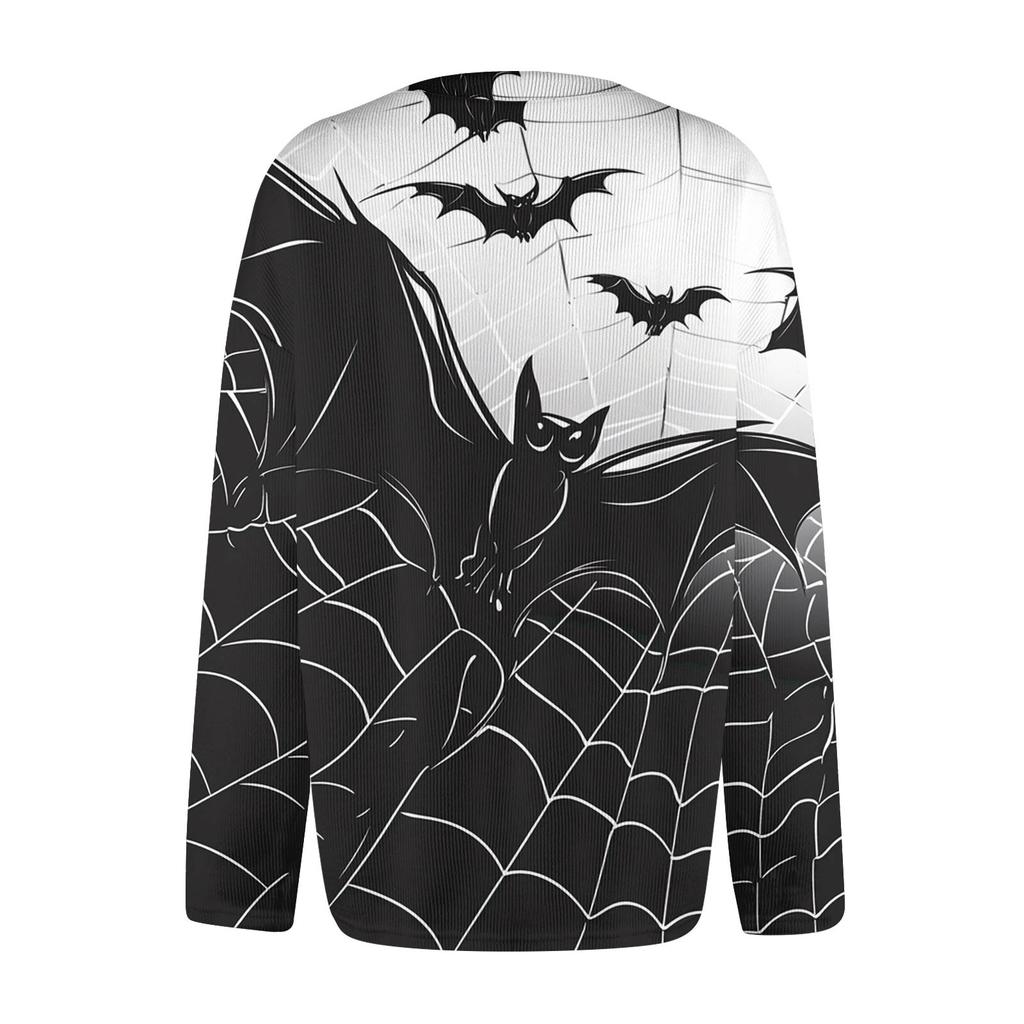 Women's Fashion Printed Long Sleeve Knitted Cardigan Button Down Jacket