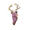 Fashionable Oversized Deer Head Exaggerated Pink Elk High-end Accessories Brooch