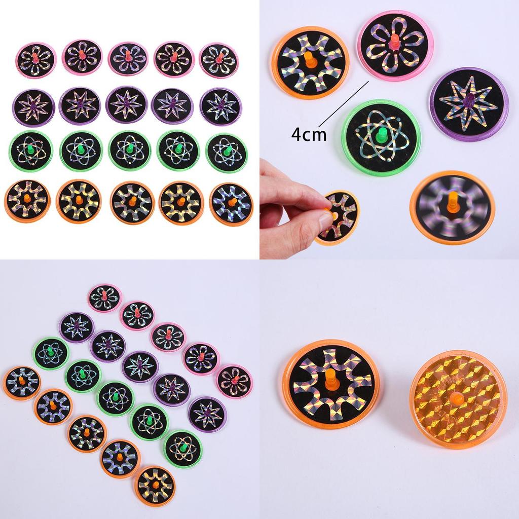 Spinning Durable Plastic Top Toy For Kids Play Collecting And Indoor Recreation