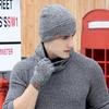 Custom Outdoor Warm Man Acrylic Knitted Winter Beanie Hat Scarf Gloves Set