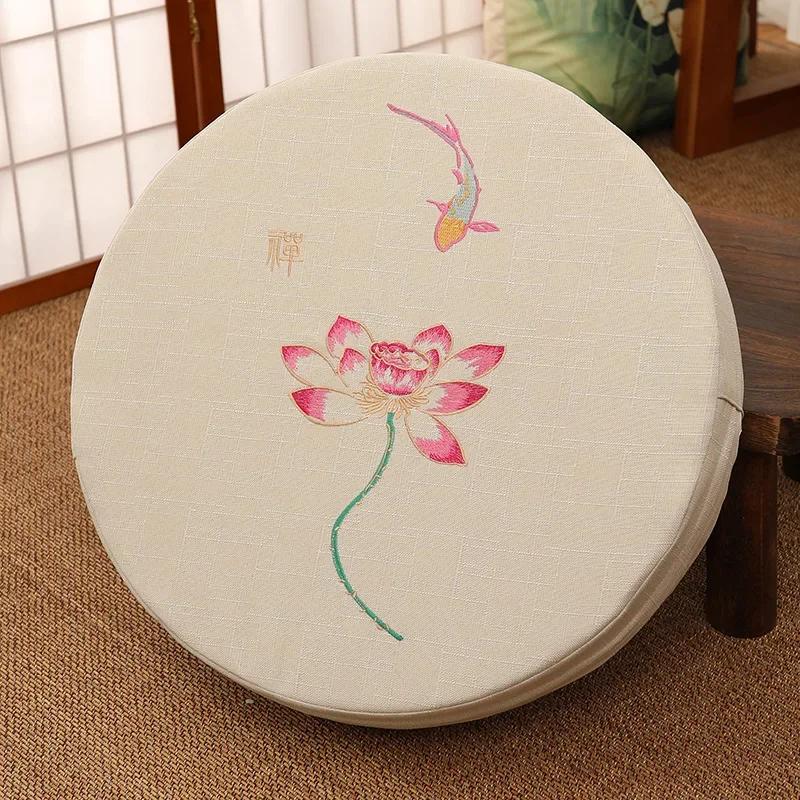 40X6CM Yoga  Meditate PEP Hard Texture Meditation Cushion  Backrest Pillow  Japanese Tatami Mat  Removable and Washable