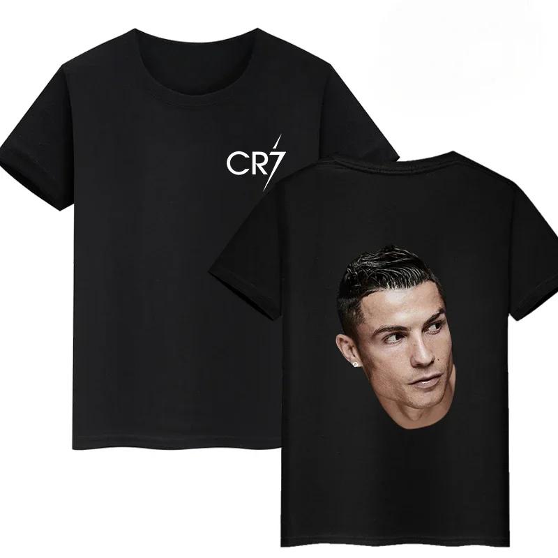 New Arrival Mens Clothes Tee Shirt Homme Graphic T-Shirts Men Tshirt for Men Ropa Hombre Ronaldo Double-sided Print 71071