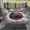 Custom Text Printed Rug Scorpions Non Slip Floor Carpet For Home Room Decor