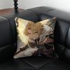 Anime MMushoku Tensei Cushion Cover Pillow Case Antidustmite Invisible zipper silky plush cushion