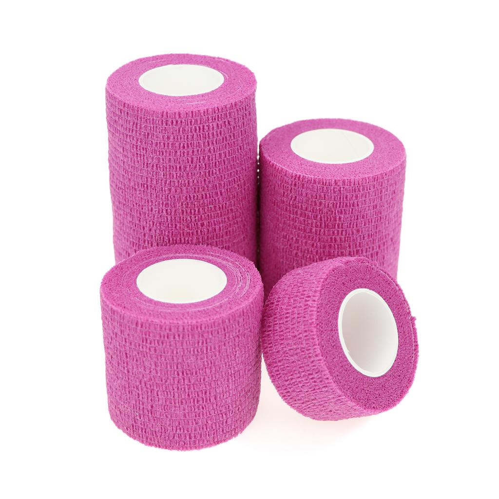24 Pieces Elastic Bandage Tapes Athletic Tape Elastoplast Sports Recovery Strapping Gym Waterproof Muscle Relief Finger Ankle