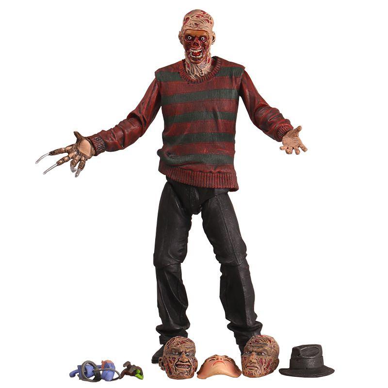Ultimate Freddy Krueger 7" Action Figure Premium Nightmare On Elm Street Collectible