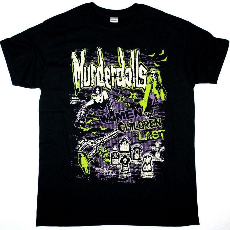 Vtg MURDERDOLLS Band Gift For Fans Heavy Cotton Black Unisex T Shirt EN324