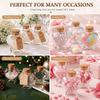 60ml Heart Shaped Candy Glass Jars Wedding Favor Jars Wish Drifting Bottle for Candy Spices Christmas Valentine's Day