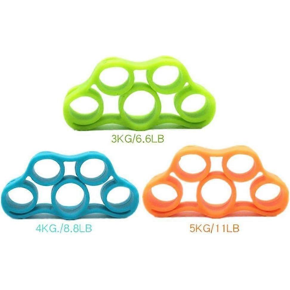 Silicone Finger Rally Finger Stretcher Hand Resistance Band Finger Rehabilitation Training