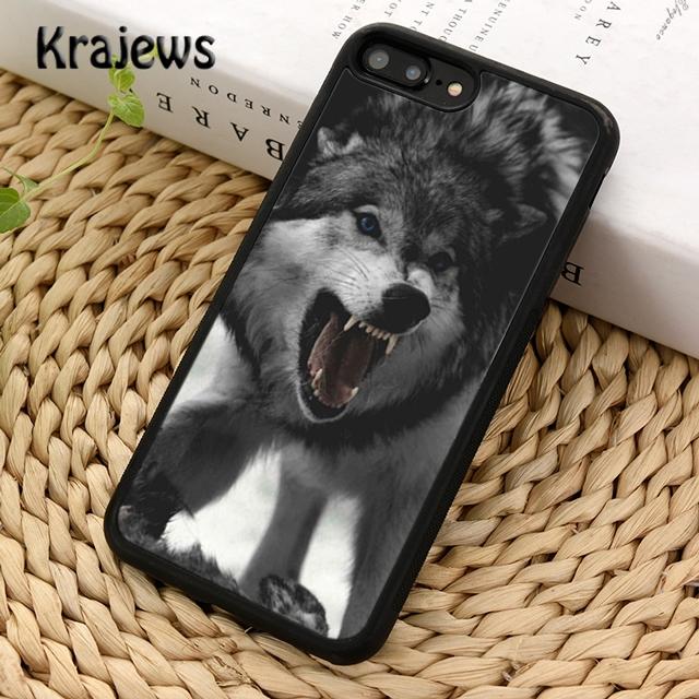 Krajews Vytí vlka pod měsícem vzor Pouzdro na telefon Pro iPhone 14 6s 7 8 plus X XR XS 11 12 13 pro max Samsung S21 S22ultra
