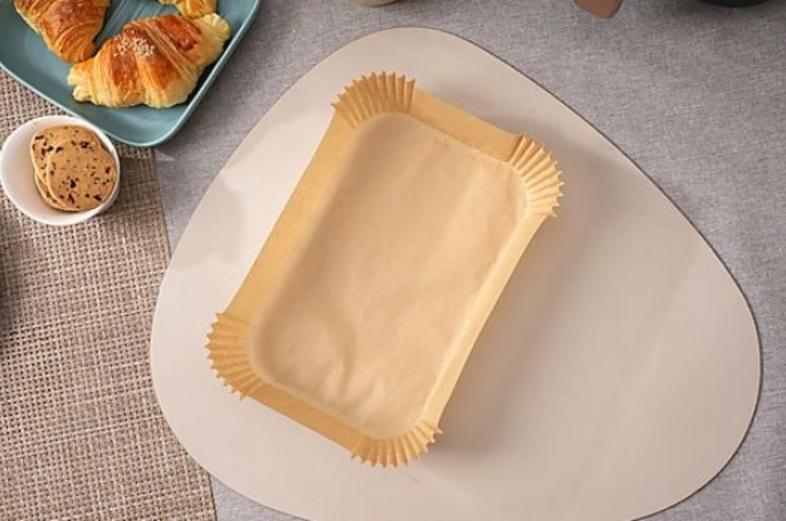 KOENIC KAFP-2214 Air Fryer Baking Paper, 100 Pieces, Brown