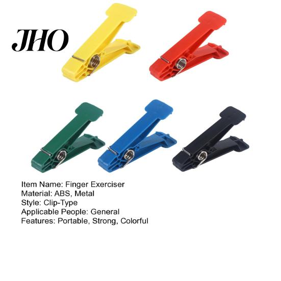Adjustable Level Hand Exerciser 5Pcs Finger Resistive Pinch Pin Grip Strengthener Resistance Clips Weak Hands Physical Training Equipment