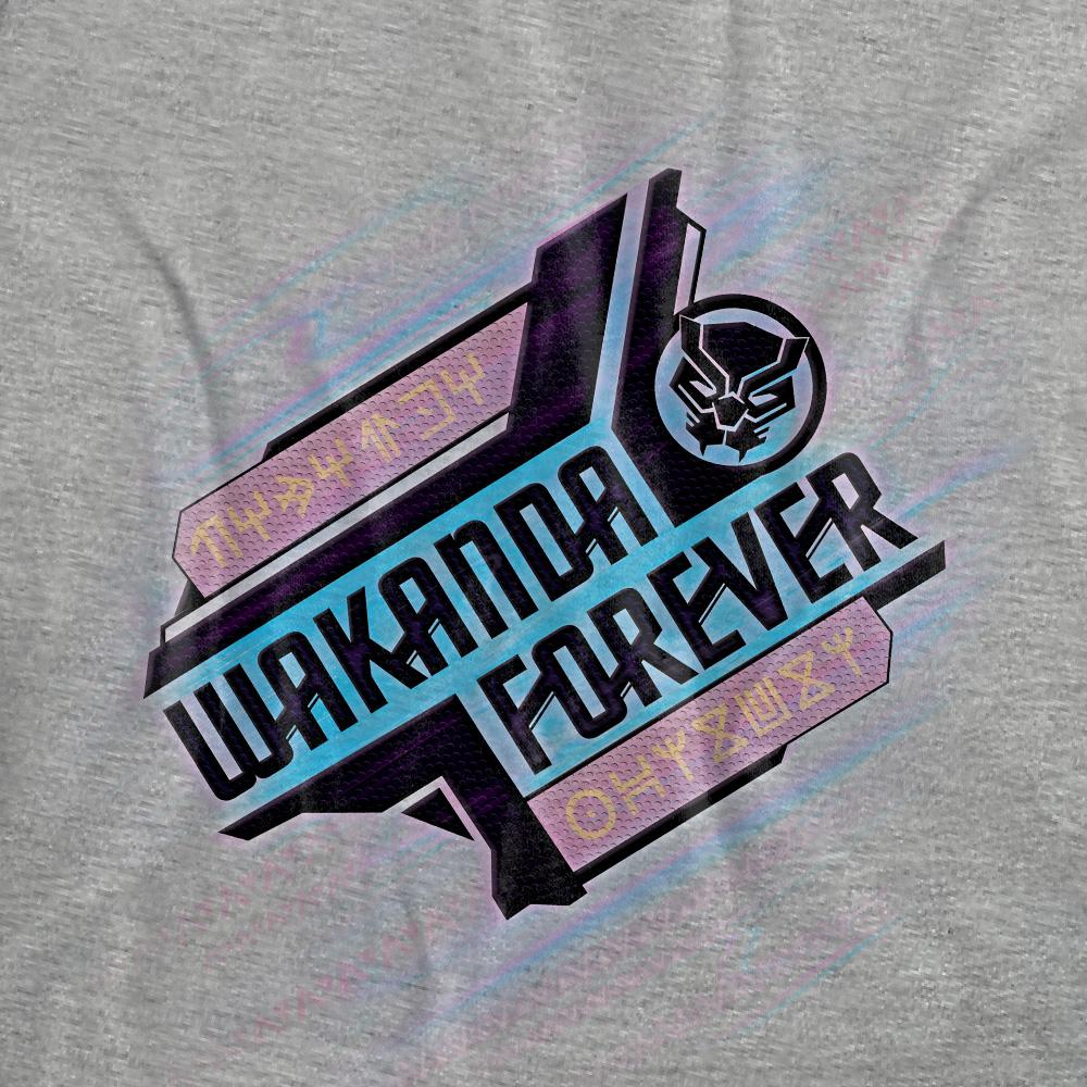 Black Panther: Wakanda Forever Womens/Ladies Angled Heather T-Shirt