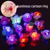 Luminous Cartoon Ring & Jewelry Set for Girls - Perfect Birthday Gift