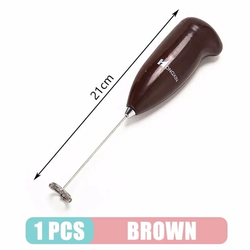 

Электрический вспениватель молока, венчик для кофе, миксер для взбивания яиц, вспениватель для кофе, капучино, мини-мешалка для кухни, кухонный инструмент для приготовления пищи Brown