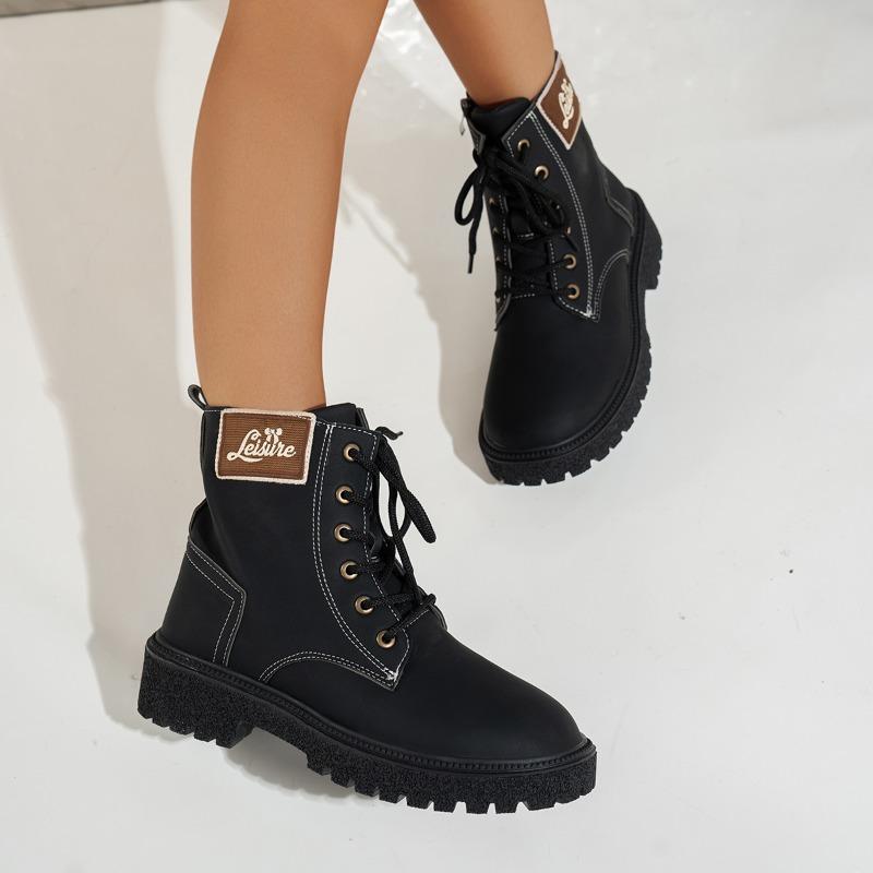 Fashion 2025 Spring and Autumn New Socks and Boots Versatile British Style Motorcycle Booties