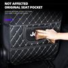 New Car Seat Back Anti Kick Pad Leather Interior Anti Scratch Protector Cover For Jeep Wrangler Grand Cherokee Compass Renegade Cherokee Gladiator