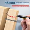 45mm Refillable Long-Nozzle Deep-Hole Marker Pen, Oil-Based & Waterproof for Construction
