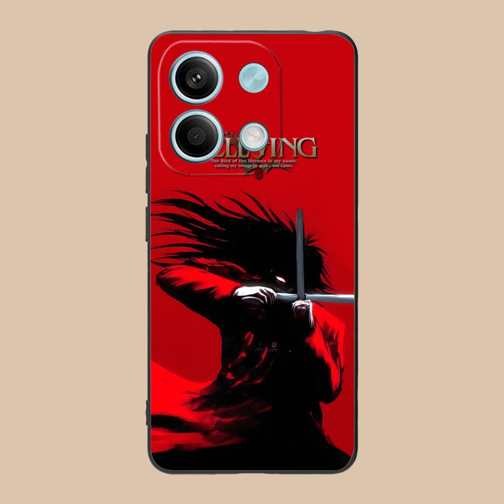 Anime Alucard Hellsing Phone Case for POCO M7 M6 M5 M4 M3 X7 X6 X5 X4 X3 Pro GT 5G Colorful Printing Cover Cover Luxury
