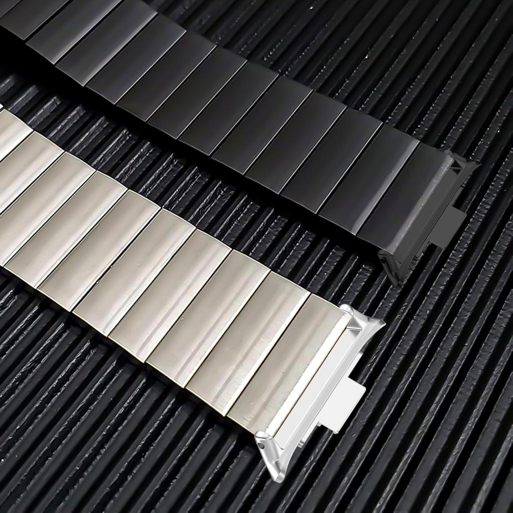 Bracelet en Acier Inoxydable Pour Xiaomi Mi Band 9 Pro 8 Pro Bracelet Métal Business Pour Redmi Watch 4/5 Accessoires de Bracelet Correa