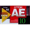 TDK Cassette Tape AE 10 Minute Normal/Type I