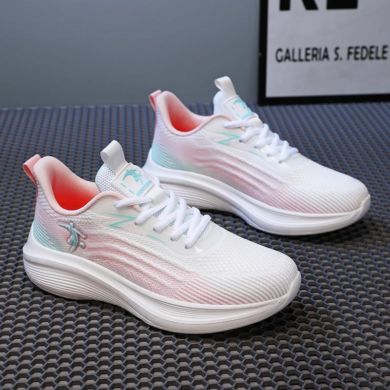 Girls' running shoes Girls' high school students' military training sneakers Women's junior high school students' lightweight shock-absorbing soft-so