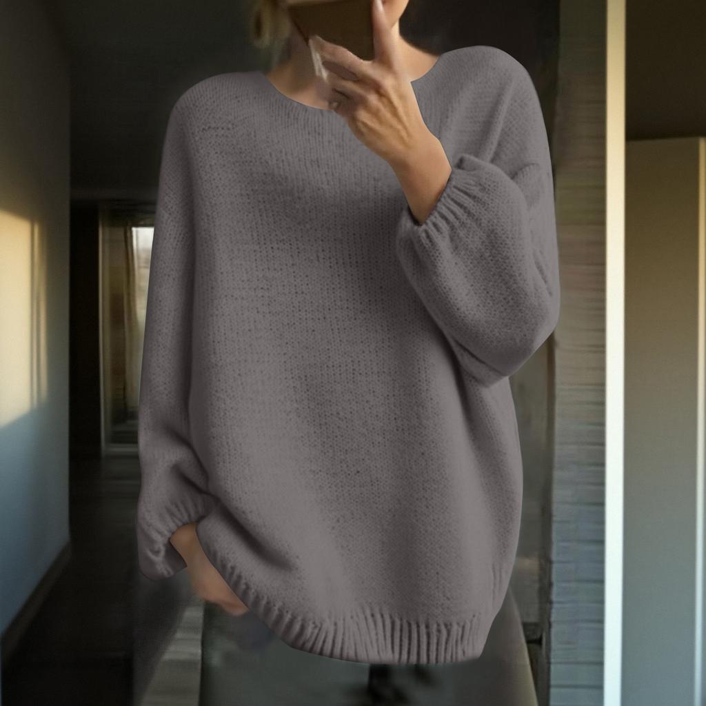 Women's Loose  Winter Knitted Fashion Casual Pullover Sweater