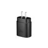 25W Super Fast Charger Set for Samsung Phones – PD 45W Charging Head with Cable, US/EU/China Plug Options.