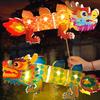 Svátek středu podzimu Starověký dračí lampionový tanec Rok draka Světelná hračka Národní vlna Zlatá rybka Dětský ručně vyrobený DIY lampion
