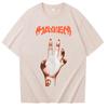 2025 Lady Gaga Mayhem Neues Album T-Shirt Mode Y2K Vintage Herren Damen T-Shirts Hipster Oversized Baumwoll-T-Shirt Geschenke Streetwear