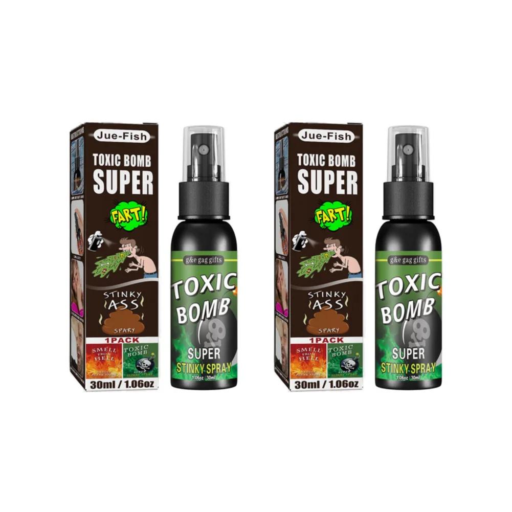 30ml Poop Spray Creative Liquid Fart Gag Prank Joke Spray Funny Halloween Toy Stink Bomb Extra Strong Smelly Stinky Gas Spray