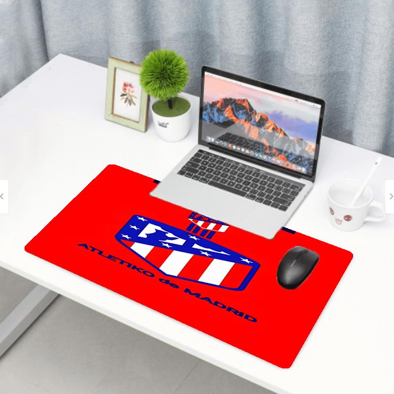 Atletico Madrid Print Mouse Pad, Anti‑Slip Desktop keyboard Mat, for PC Laptop Gaming Working Daily Use, Cool Festival Surprise Gift