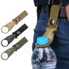 Webbing Water Bottle Holder Climbing Carabiner Belt Backpack Hanger Hooks Clip Multifunction Water Bottle Nylon Buckle Hook Clip