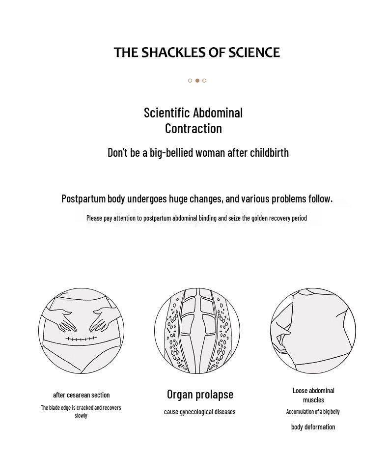Postpartum Abdominal Binder Set: Pelvic Girdle Support for Natural Birth & C-Section Recovery - Tummy Tuck & Body Shaping Waistband