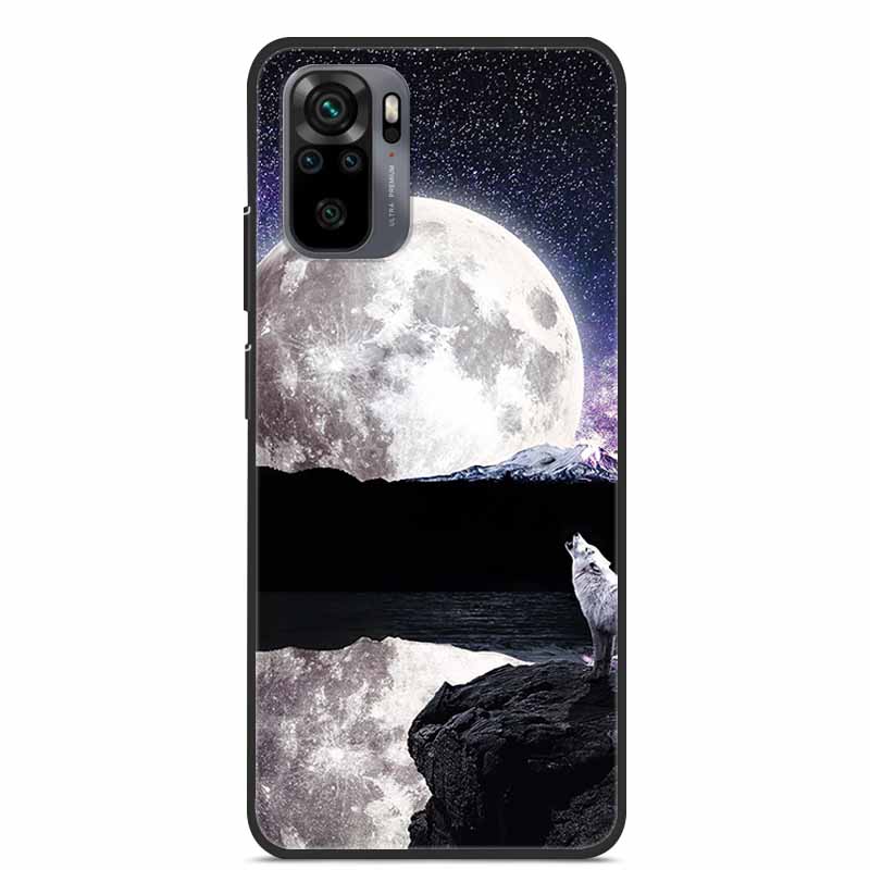 Dla Xiaomi Redmi Note 10S Case silikonowa tylna okładka etui na telefony dla Xiaomi Redmi Note10T 2021 miękki futerał uwaga 10S 10T 10 T S Coque