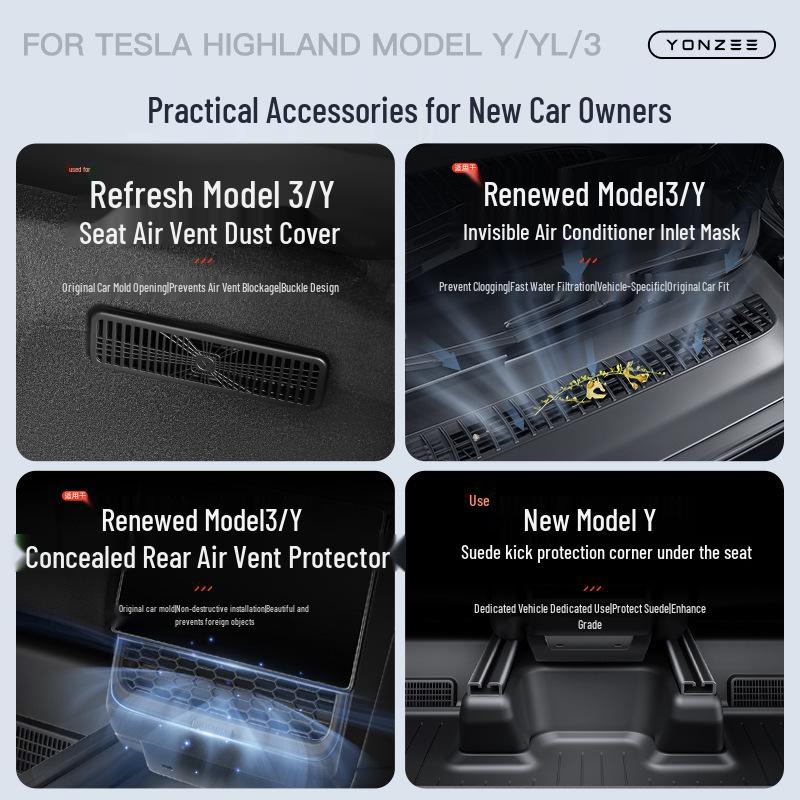 Tesla Model 3/Y Insect Screen Air Inlet Protector