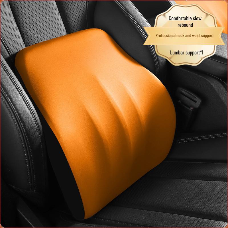 Premium Car Headrest & Lumbar Support Neck Pillow for Driver
