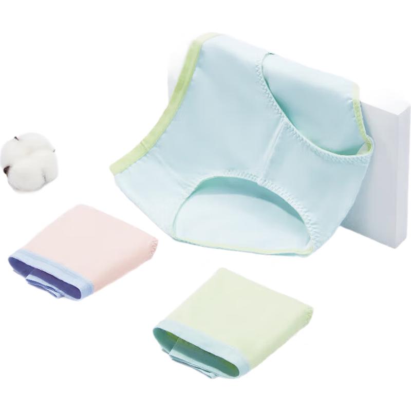 All Cotton Era Women's Antibacterial Gauze Briefs 3-Pack