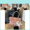 Stylish Summer Chain Crossbody Bag For Women In Chic Wrinkled Design With Soft Polyester Material