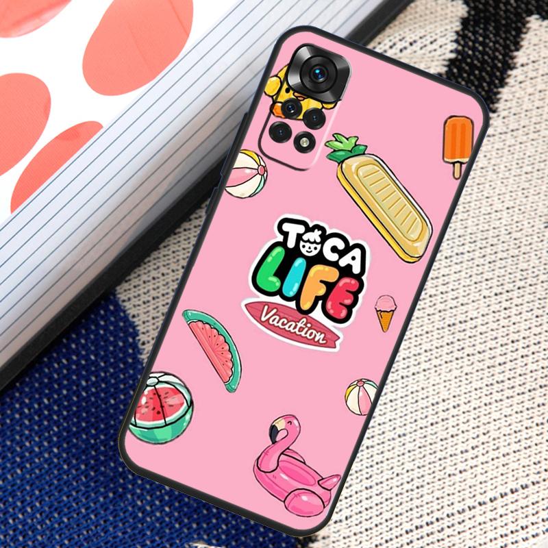 Toca Boca Toca Life World Case For Xiaomi Redmi Note 12 8 9 10 11 Pro 9S 10S 11S 8T Redmi 10 12C 9C 10A 10C Coque