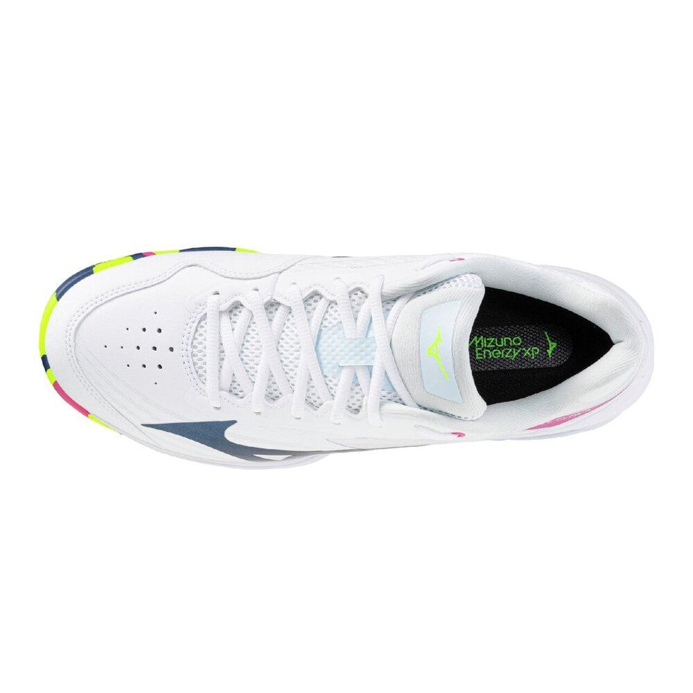 Mizuno Wave Claw 4 Fabric Leather Round Toe Comfortable Shock Absorption Rebound Low Top Badminton Shoes Unisex Sneaker 71GA2643-02